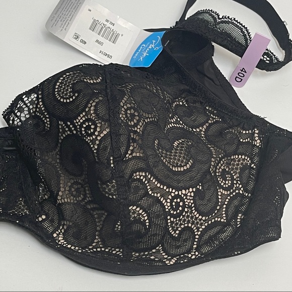 Play flex love my curves wired women’s Bra size 40D Black Lace - Picture 5 of 8